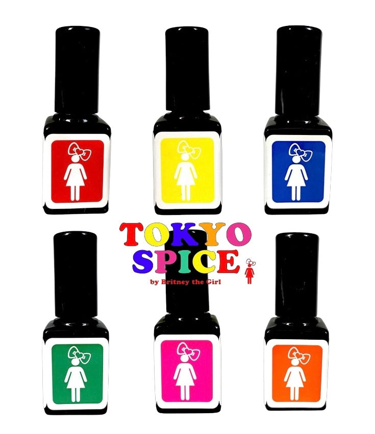 TOKYO SPICE Bright colors set with free random sticker