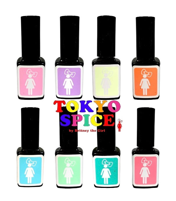 TOKYO SPICE Pastel colors set with free random sticker