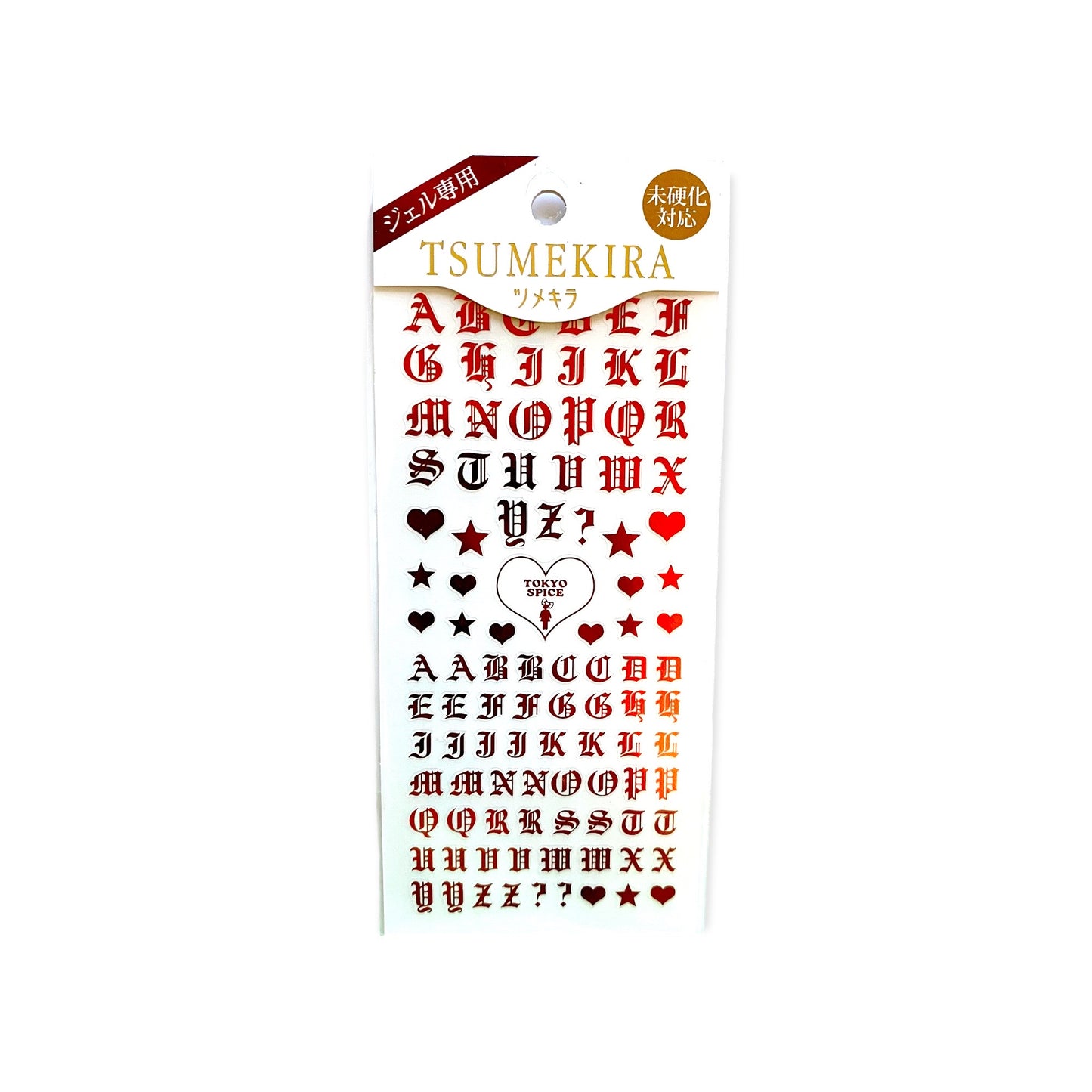 TSUMEKIRA BRITNEYTOKYO PRODUCT 2 CHOLA GLAMOUR 2 RED SG-BTK-111 (FOR GEL)