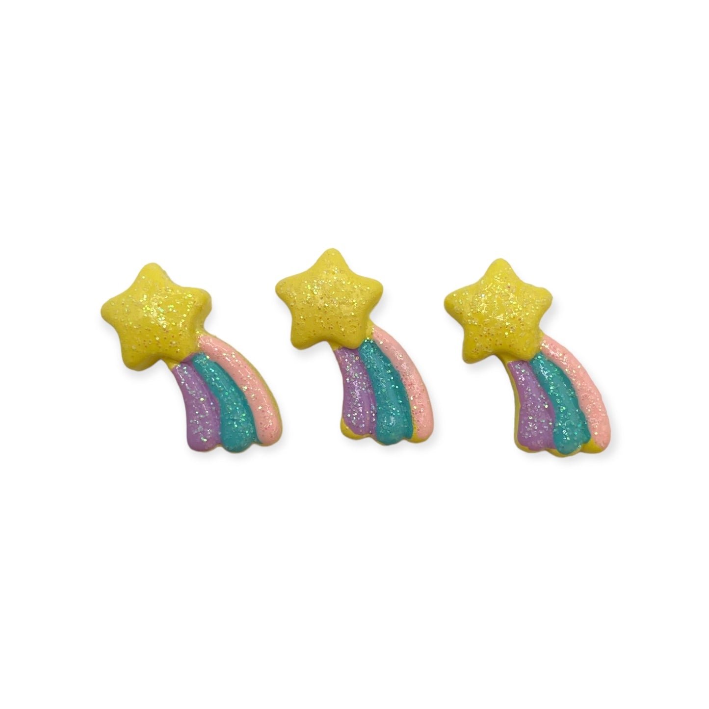 Nail Art Charms 3pcs Shooting Star