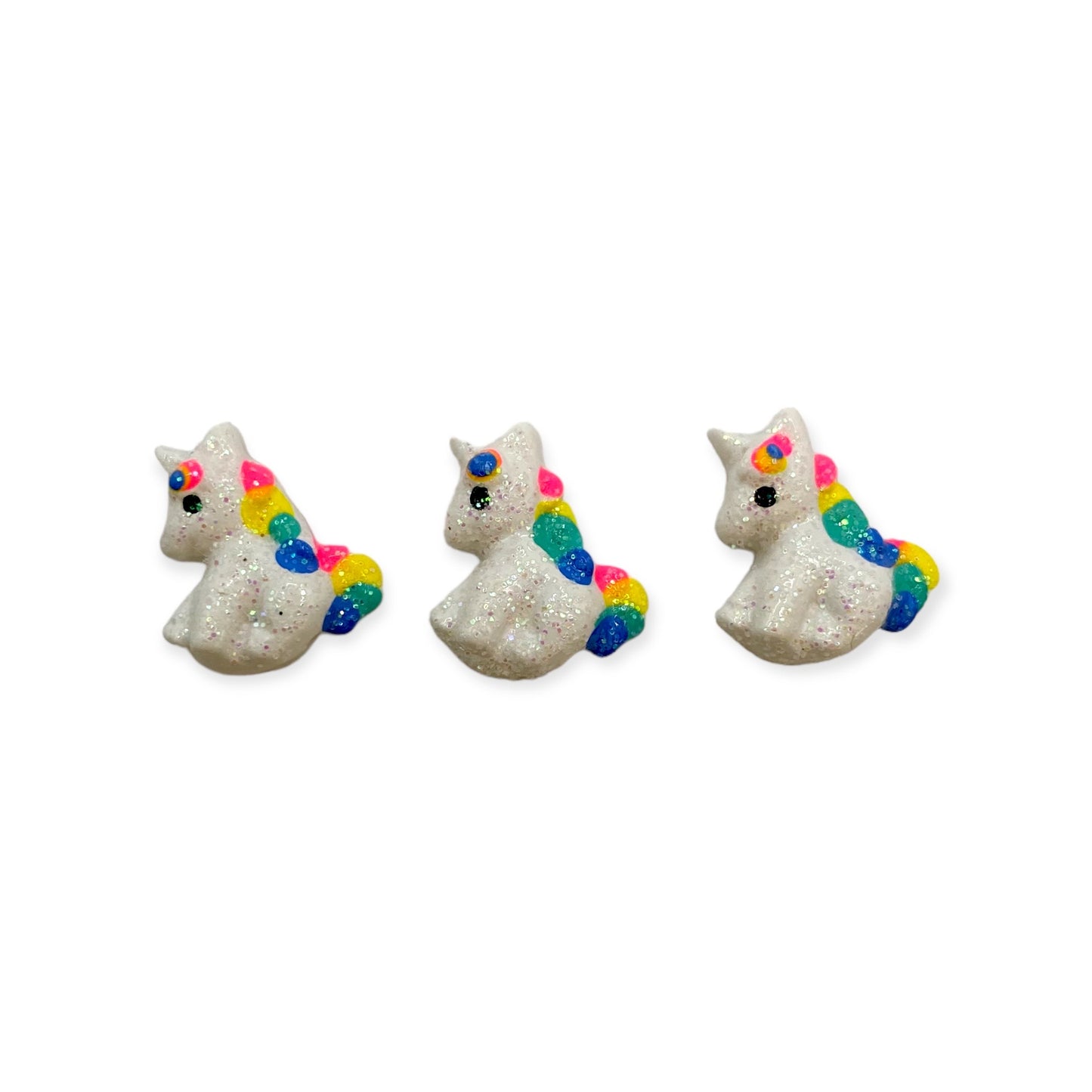 Nail Art Charms 3pcs Unicorn