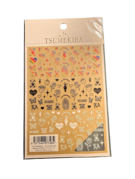 TSUMEKIRA BRITNEY TOKYO Collab Sticker NN-BTK-024