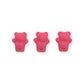 Mini Bear Charms 3pcs Pink
