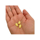 Mini Bear Charms 3pcs Light Yellow