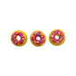 Nail Art Charms 3pcs Colorful Splinkles Donuts
