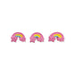 Nail Art Charms 3pcs Pink rainbow