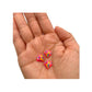 Nail Art Charms 3pcs Pink Diamond