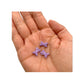 Nail Art Charms 3pcs Purple Bow