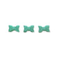 Nail Art Charms 3pcs Mint Green Bow