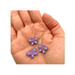 Nail Art Charms 3pcs Purplr Butterfly